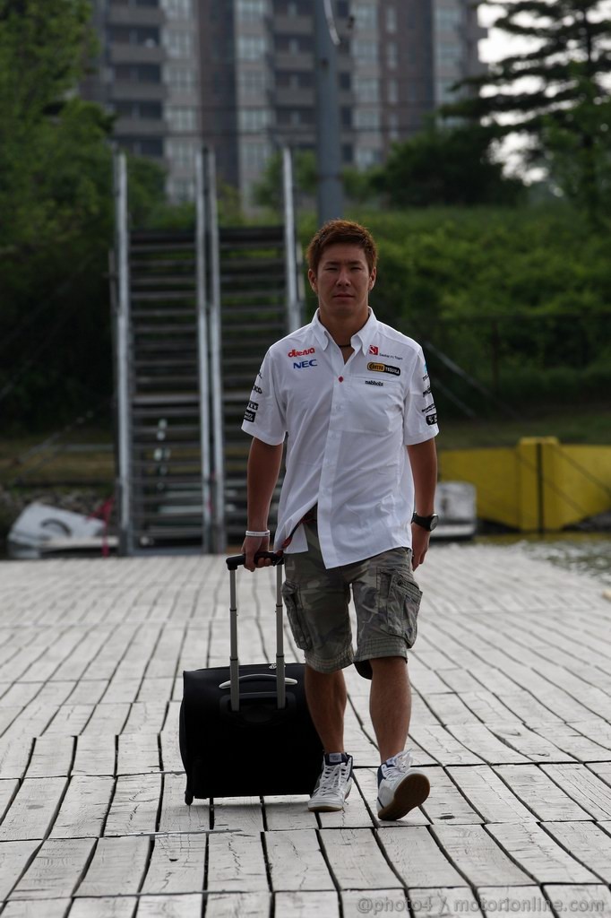 GP CANADA, 09.06.2011- Kamui Kobayashi (JAP), Sauber F1 Team C30 