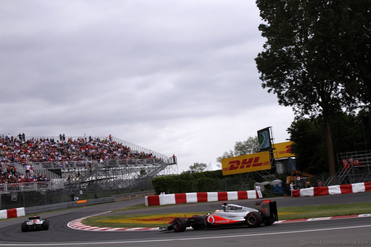 GP CANADA, 11.06.2011- Prove Libere 3, Sabato, Lewis Hamilton (GBR), McLaren  Mercedes, MP4-26 