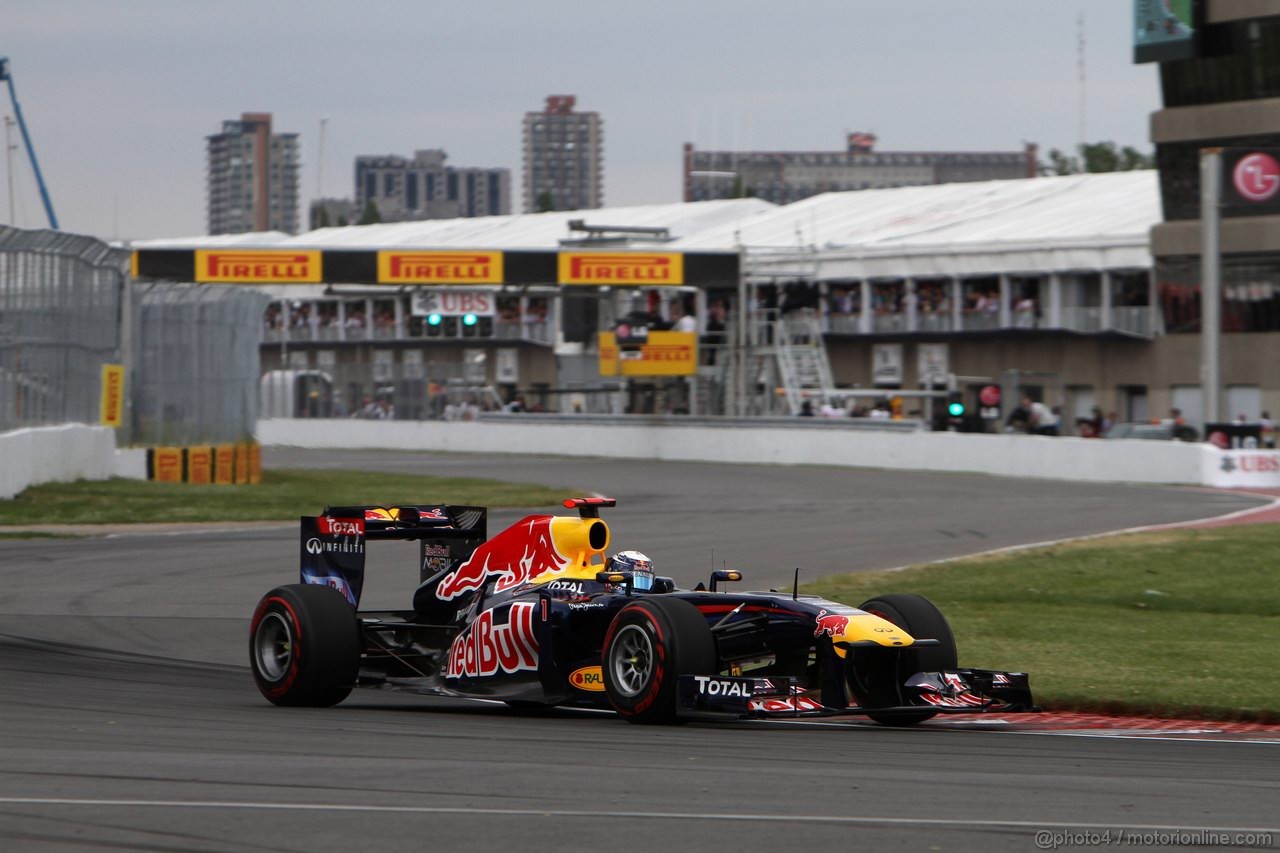 GP CANADA, 11.06.2011- Qualifiche, Sebastian Vettel (GER), Red Bull Racing, RB7 