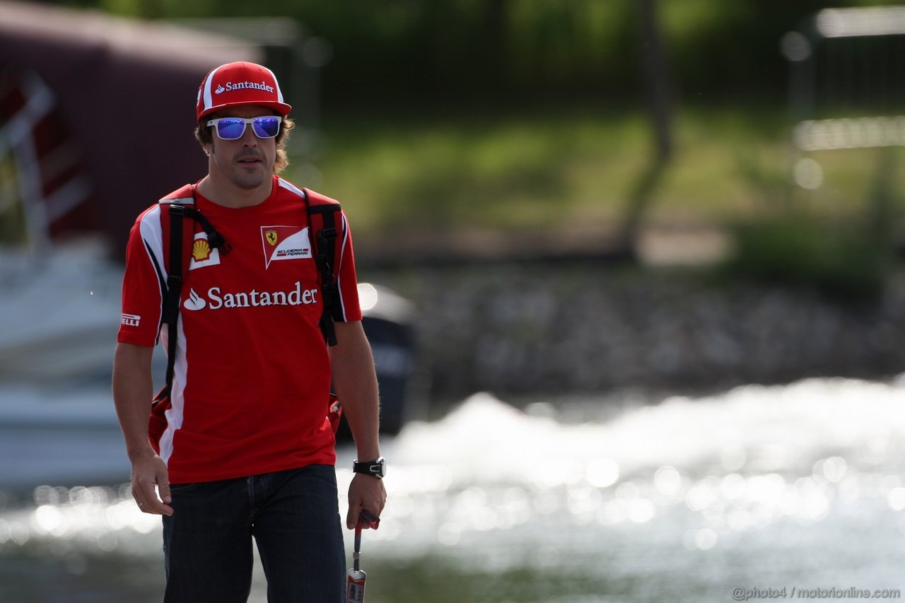 GP CANADA, 10.06.2011- Fernando Alonso (ESP), Ferrari, F-150 Italia 