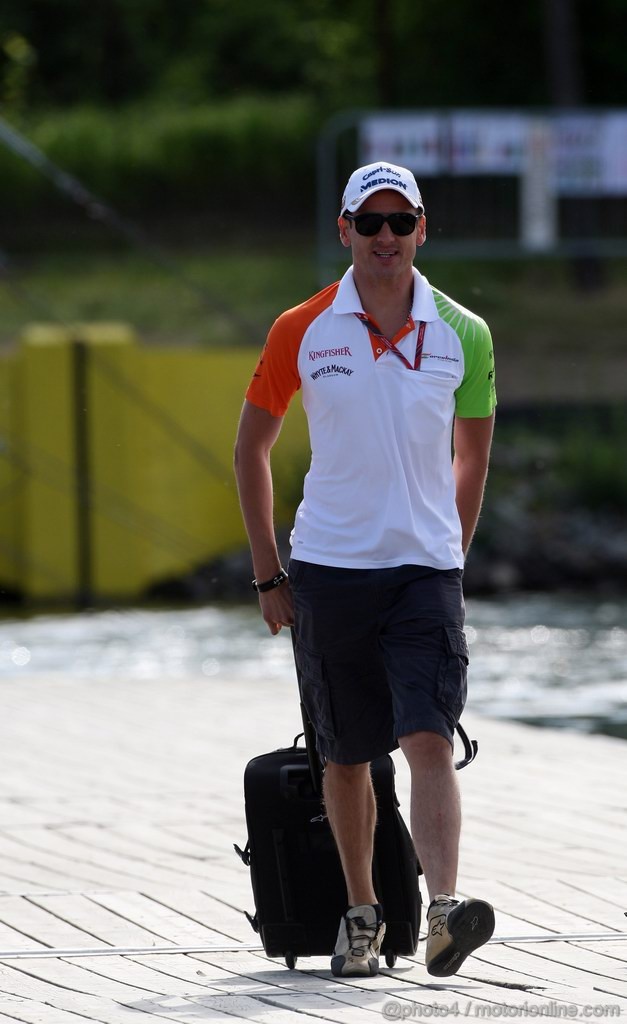 GP CANADA, 10.06.2011- Adrian Sutil (GER), Force India F1 Team, VJM04 