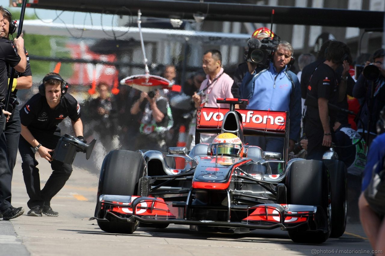 GP CANADA, 10.06.2011- Prove Libere 1, Venerdi', Lewis Hamilton (GBR), McLaren  Mercedes, MP4-26 