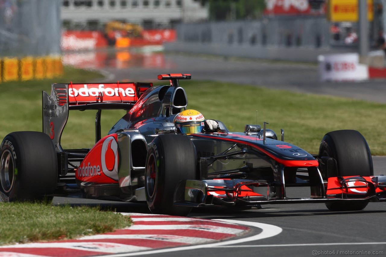 GP CANADA, 10.06.2011- Prove Libere 1, Venerdi', Lewis Hamilton (GBR), McLaren  Mercedes, MP4-26 