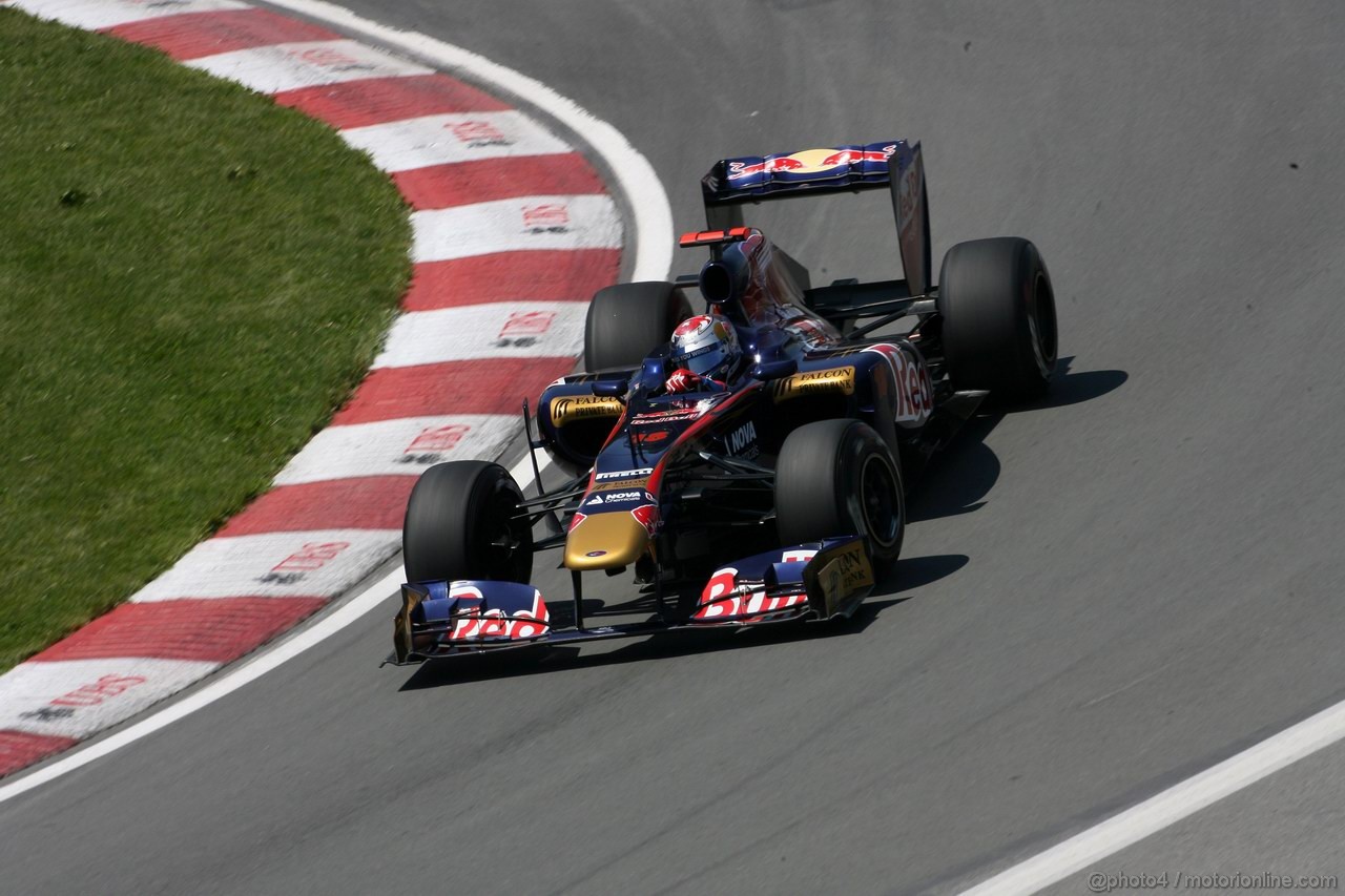 GP CANADA, 10.06.2011- Prove Libere 2, Venerdi', Sébastien Buemi (SUI), Scuderia Toro Rosso, STR6 
