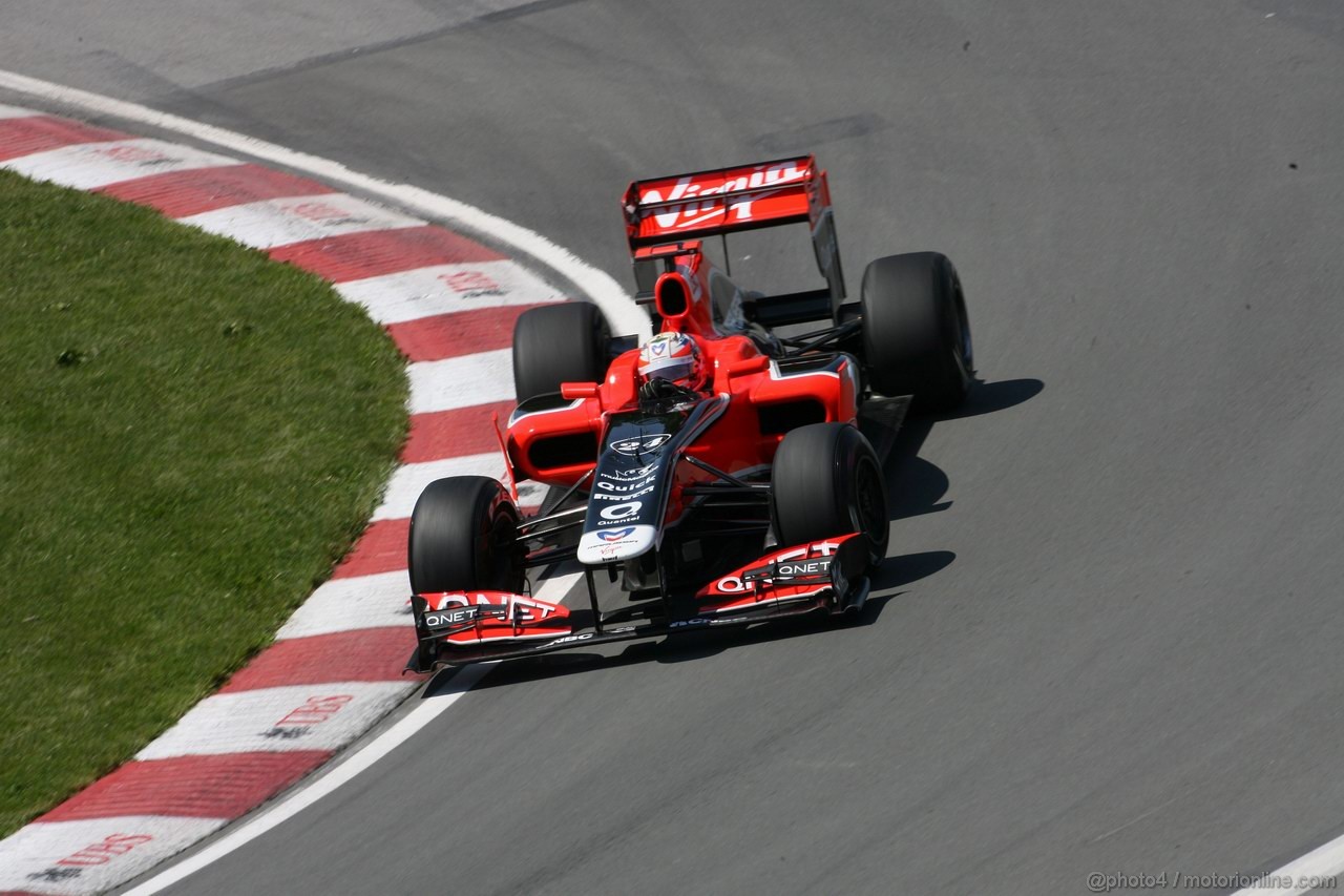 GP CANADA, 10.06.2011- Prove Libere 2, Venerdi', Timo Glock (GER), Marussia Virgin Racing VR-02 