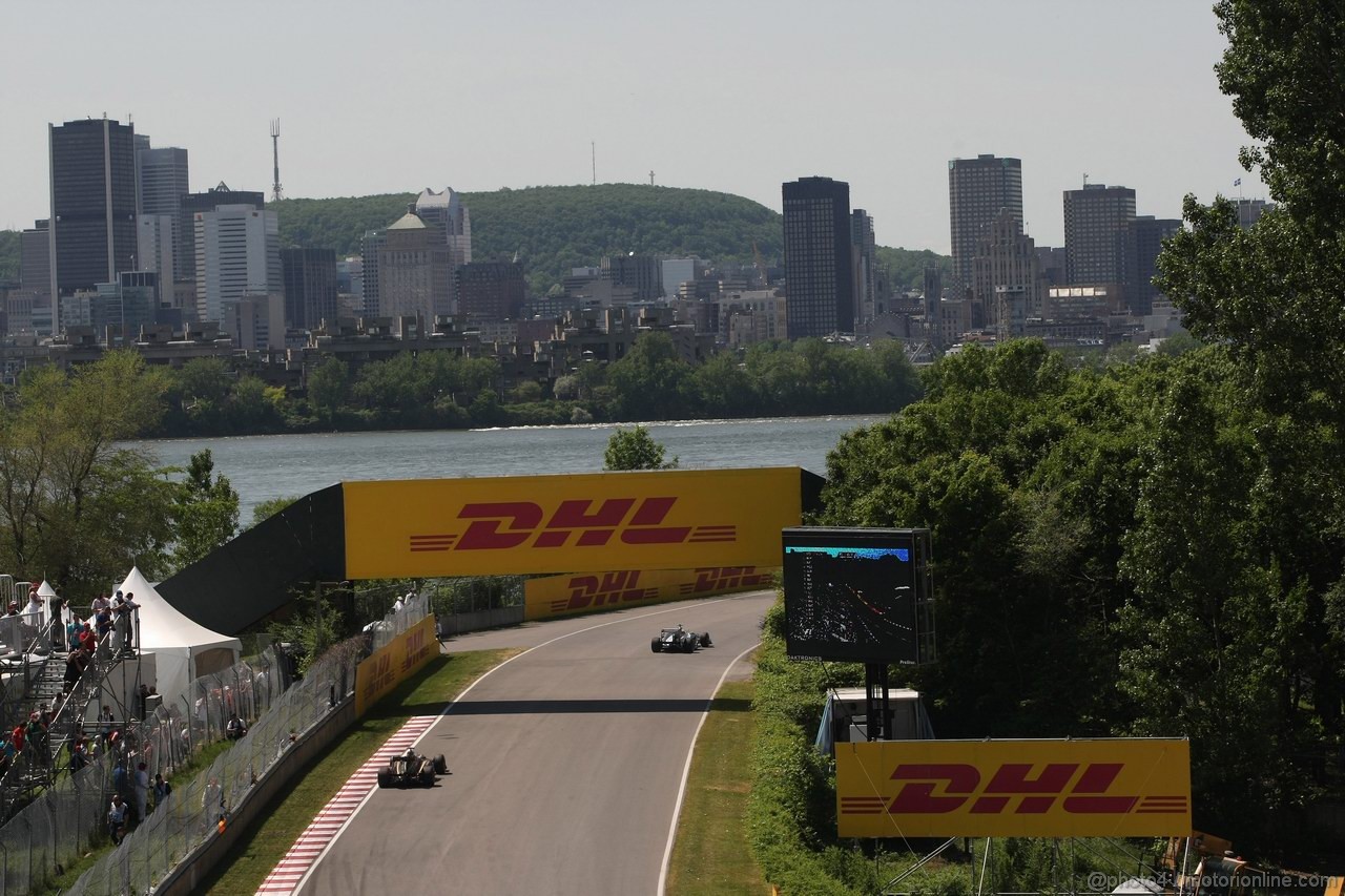 GP CANADA, 10.06.2011- Prove Libere 2, Venerdi', Nick Heidfeld (GER) Lotus Renault GP R31  