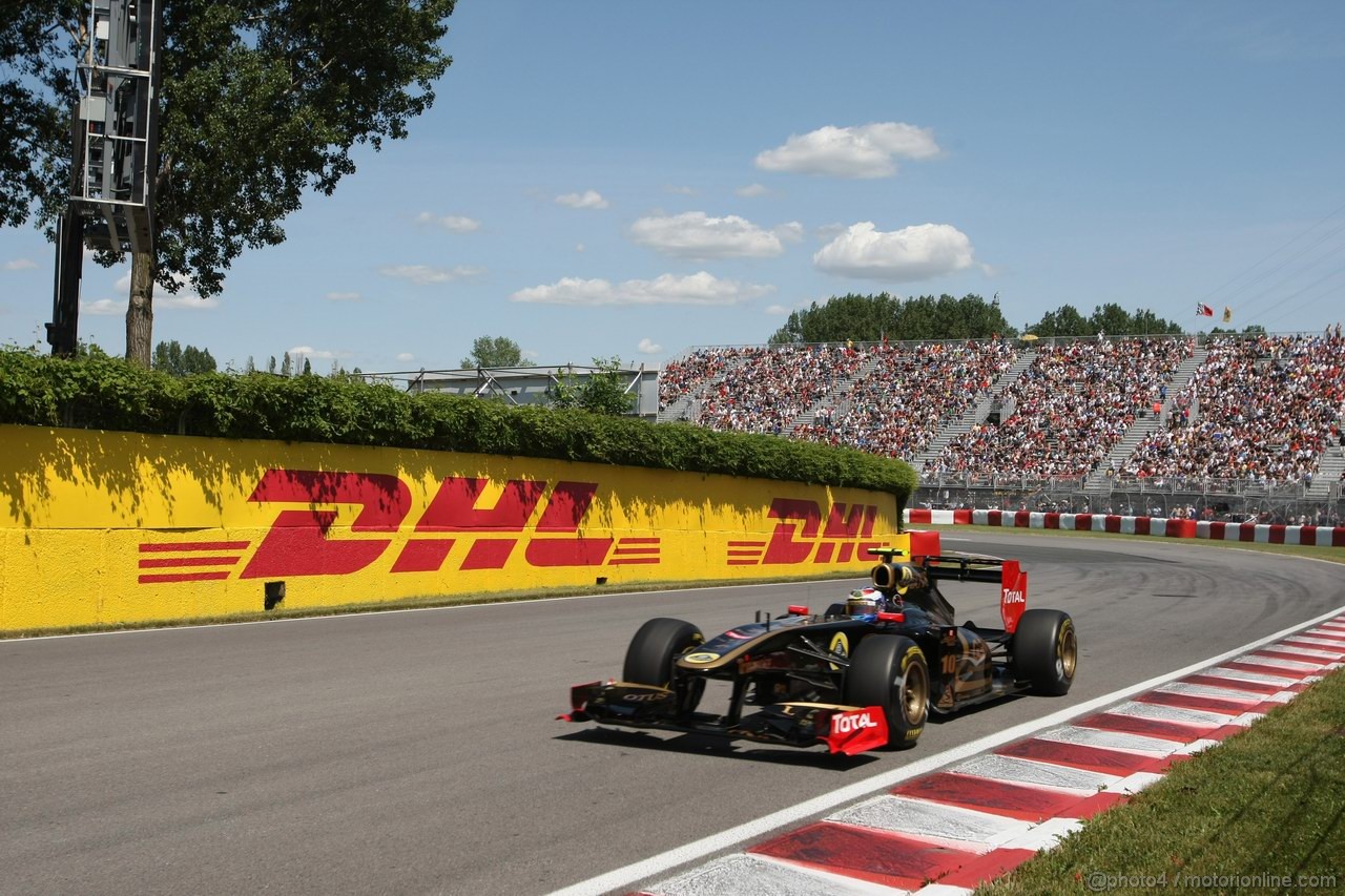 GP CANADA, 10.06.2011- Prove Libere 2, Venerdi', Vitaly Petrov (RUS), Lotus Renault GP, R31 