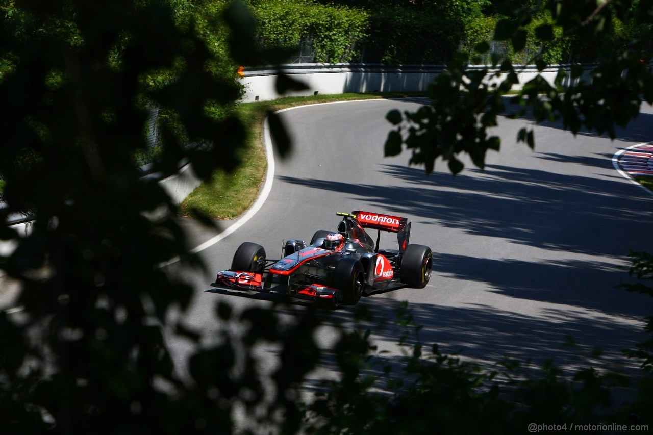 GP CANADA, 10.06.2011- Prove Libere 2, Venerdi', Jenson Button (GBR), McLaren  Mercedes, MP4-26 