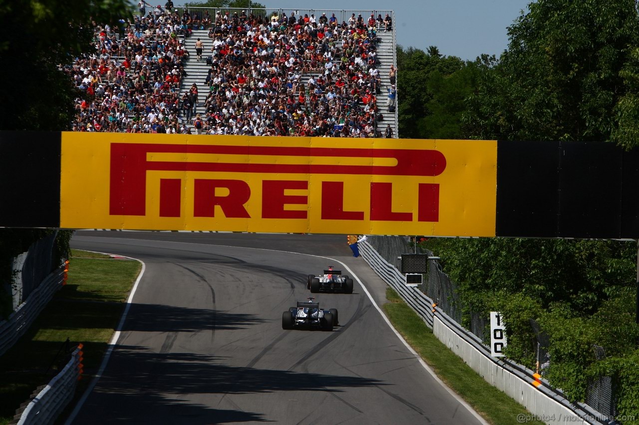 GP CANADA, 10.06.2011- Prove Libere 2, Venerdi', Rubens Barrichello (BRA), Williams FW33 
