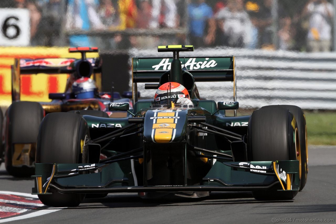 GP CANADA, 10.06.2011- Prove Libere 2, Venerdi', Jarno Trulli (ITA), Team Lotus, TL11 