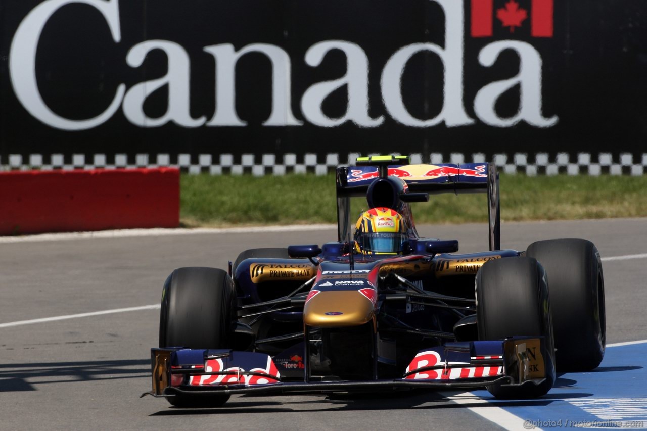 GP CANADA, 10.06.2011- Prove Libere 2, Venerdi', Jaime Alguersuari (SPA), Scuderia Toro Rosso, STR6 