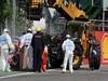 GP CANADA, 10.06.2011- Prove Libere 1, Venerdi', Crash, Sebastian Vettel (GER), Red Bull Racing, RB7 