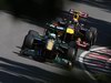 GP CANADA, 10.06.2011- Prove Libere 2, Venerdi', Heikki Kovalainen (FIN), Team Lotus, TL11 davanti a Mark Webber (AUS), Red Bull Racing, RB7 