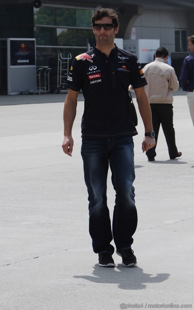 GP CINA, 17.04.2011- Mark Webber (AUS), Red Bull Racing, RB7 