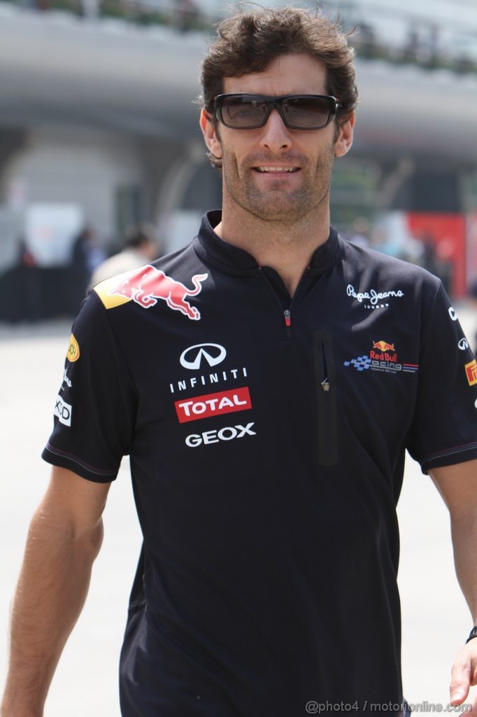 GP CINA, 17.04.2011- Mark Webber (AUS), Red Bull Racing, RB7 