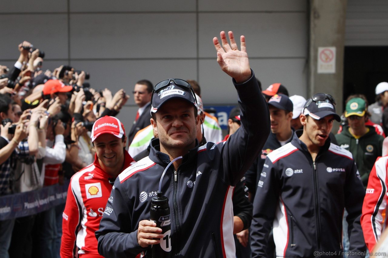 GP CINA, 17.04.2011- Rubens Barrichello (BRA), Williams FW33 