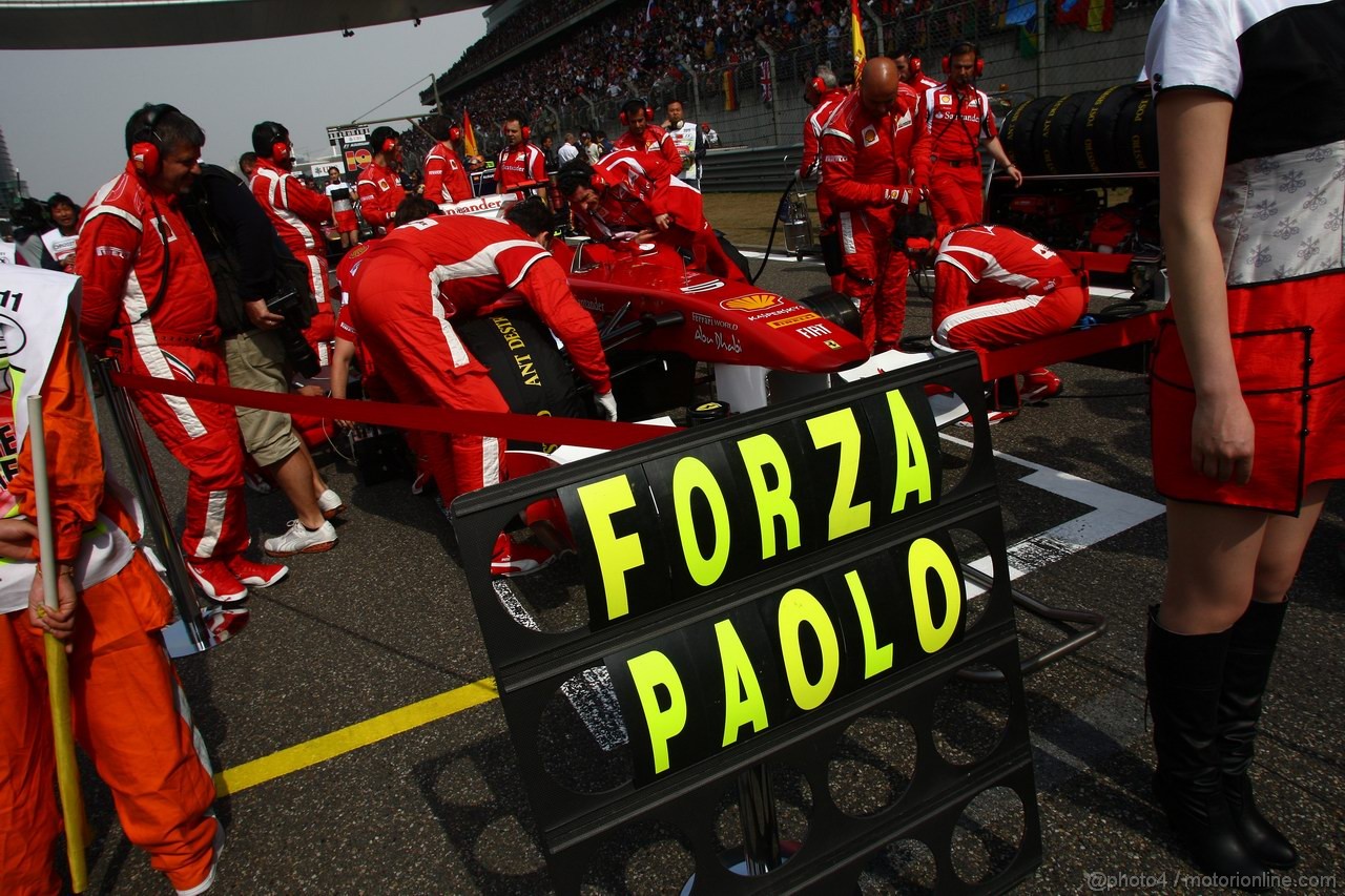 GP CINA, 17.04.2011- Gara, Mechanics Ferrari