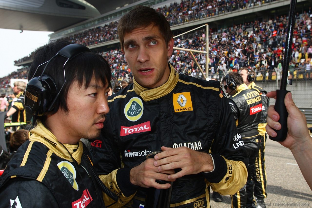 GP CINA, 17.04.2011- Gara, Vitaly Petrov (RUS), Lotus Renault GP, R31