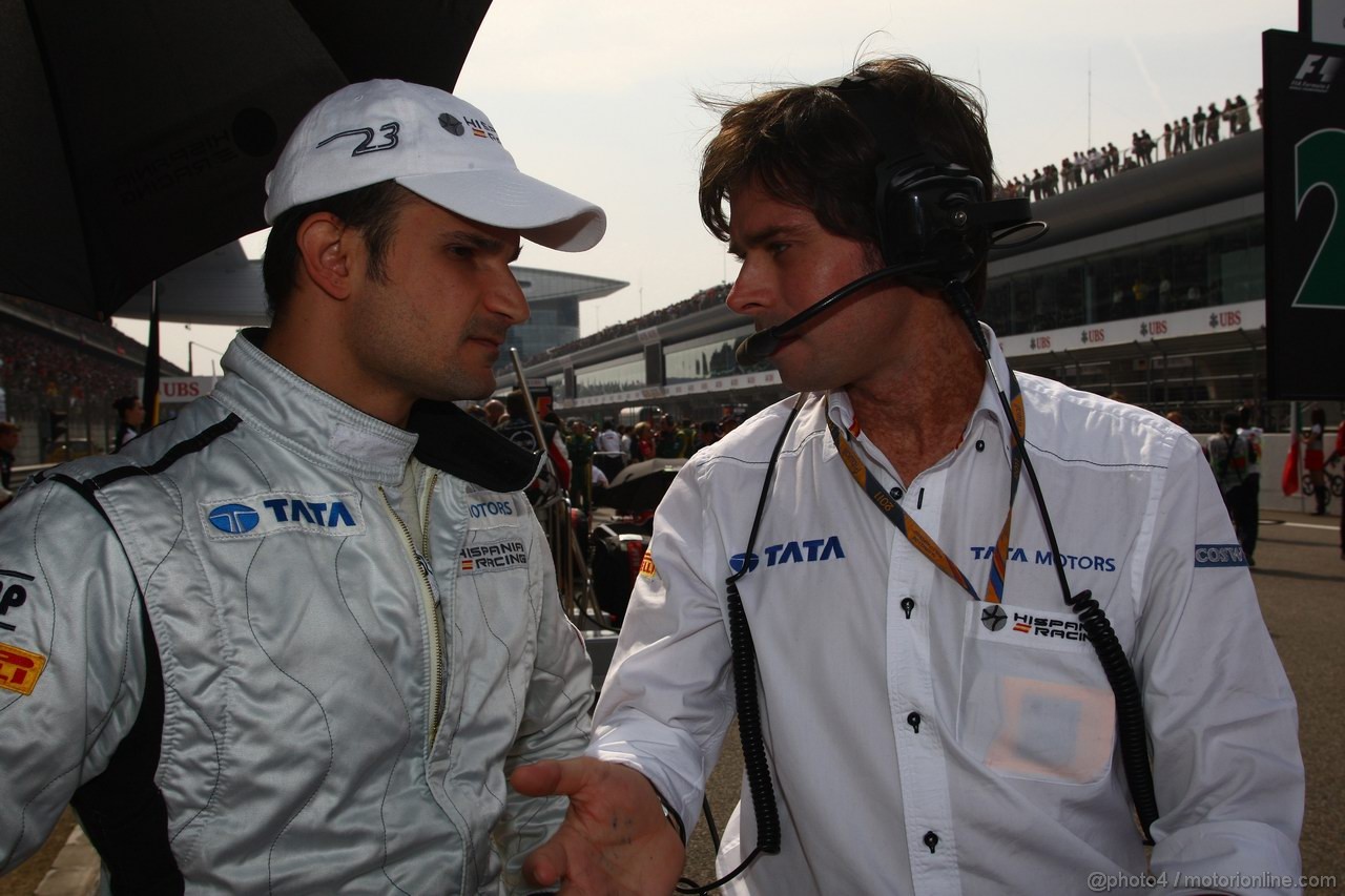 GP CINA, 17.04.2011- Gara, Vitantonio Liuzzi (ITA), Hispania Racing F1 Team, HRT