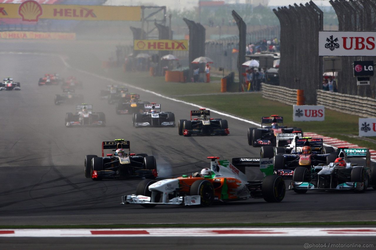 GP CINA, 17.04.2011- Gara, Vitaly Petrov (RUS), Lotus Renault GP, R31 
