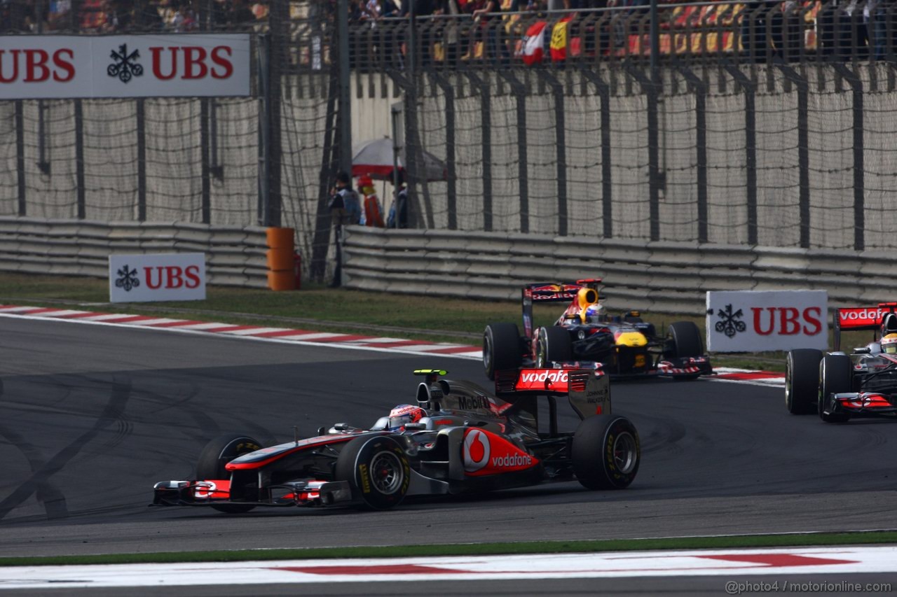 GP CINA, 17.04.2011- Gara, Jenson Button (GBR), McLaren  Mercedes, MP4-26 