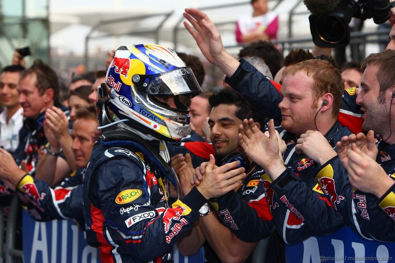 GP CINA, 17.04.2011- Gara, Sebastian Vettel (GER), Red Bull Racing, RB7 secondo 