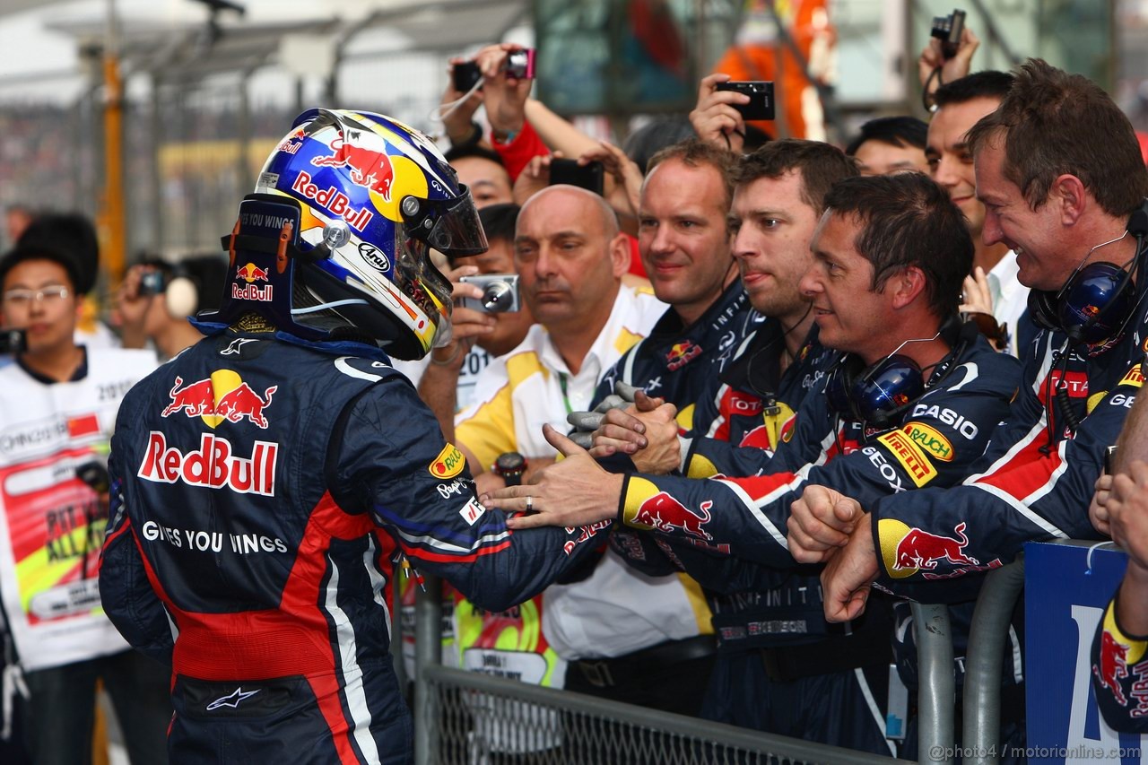 GP CINA, 17.04.2011- Gara, Mark Webber (AUS), Red Bull Racing, RB7 terzo 