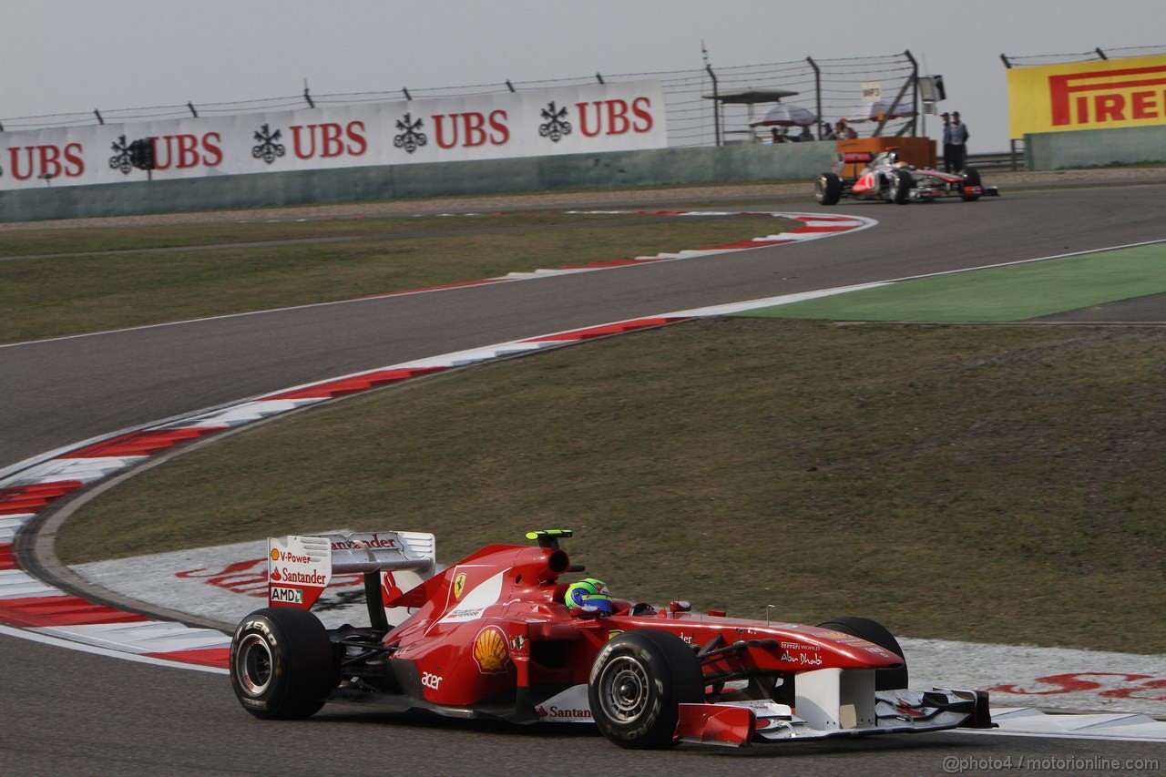 GP CINA, 17.04.2011- Gara, Felipe Massa (BRA), Ferrari, F-150 Italia 