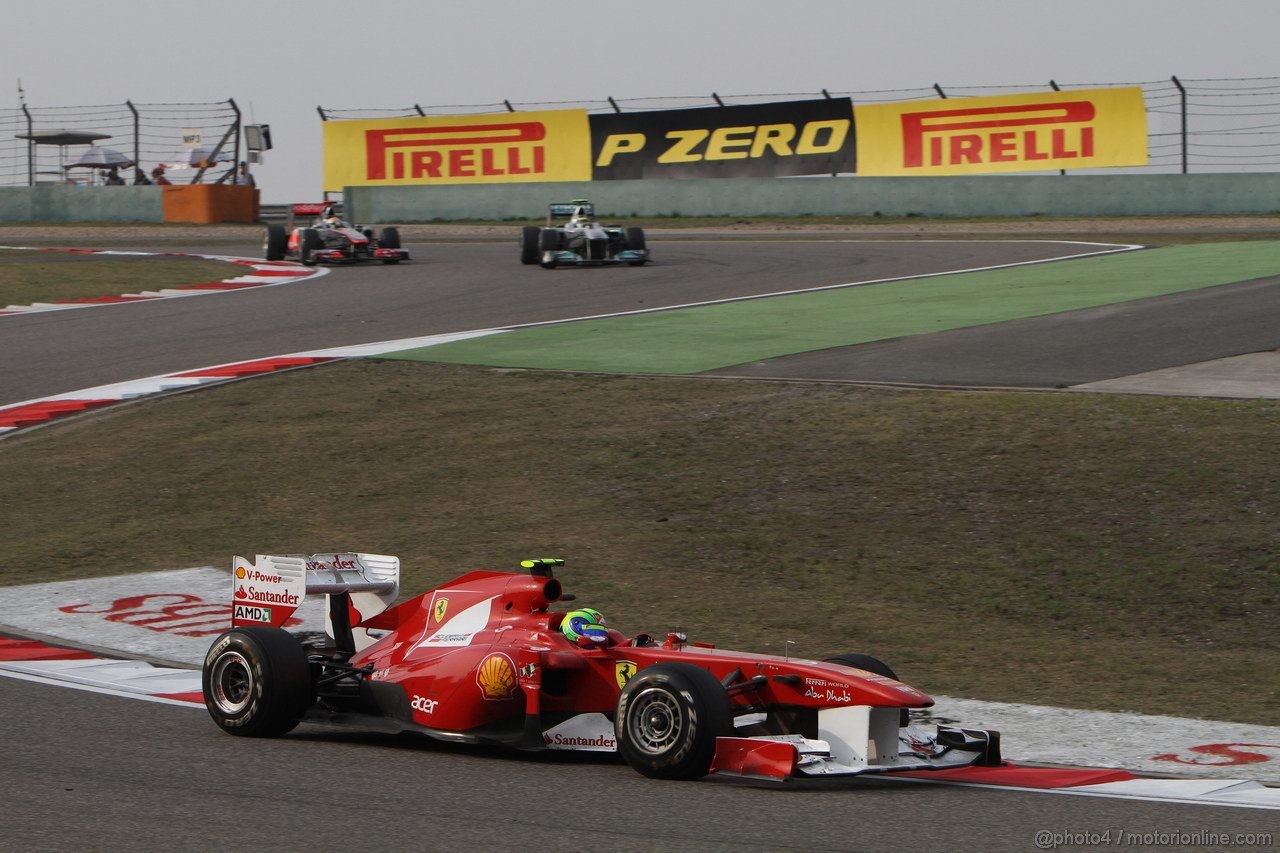 GP CINA, 17.04.2011- Gara, Felipe Massa (BRA), Ferrari, F-150 Italia 