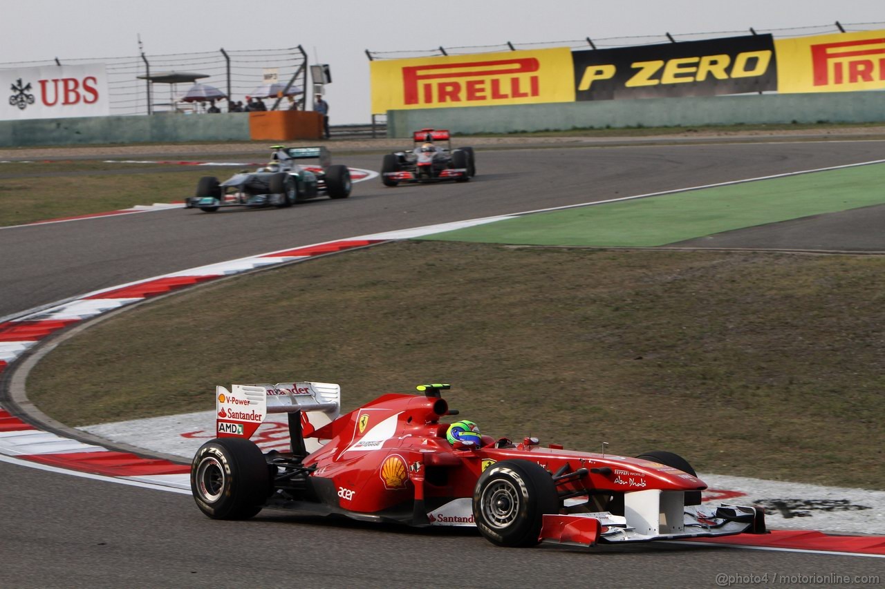 GP CINA, 17.04.2011- Gara, Felipe Massa (BRA), Ferrari, F-150 Italia 