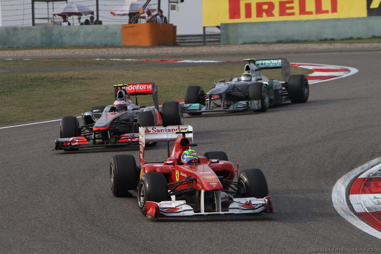 GP CINA, 17.04.2011- Gara, Felipe Massa (BRA), Ferrari, F-150 Italia 