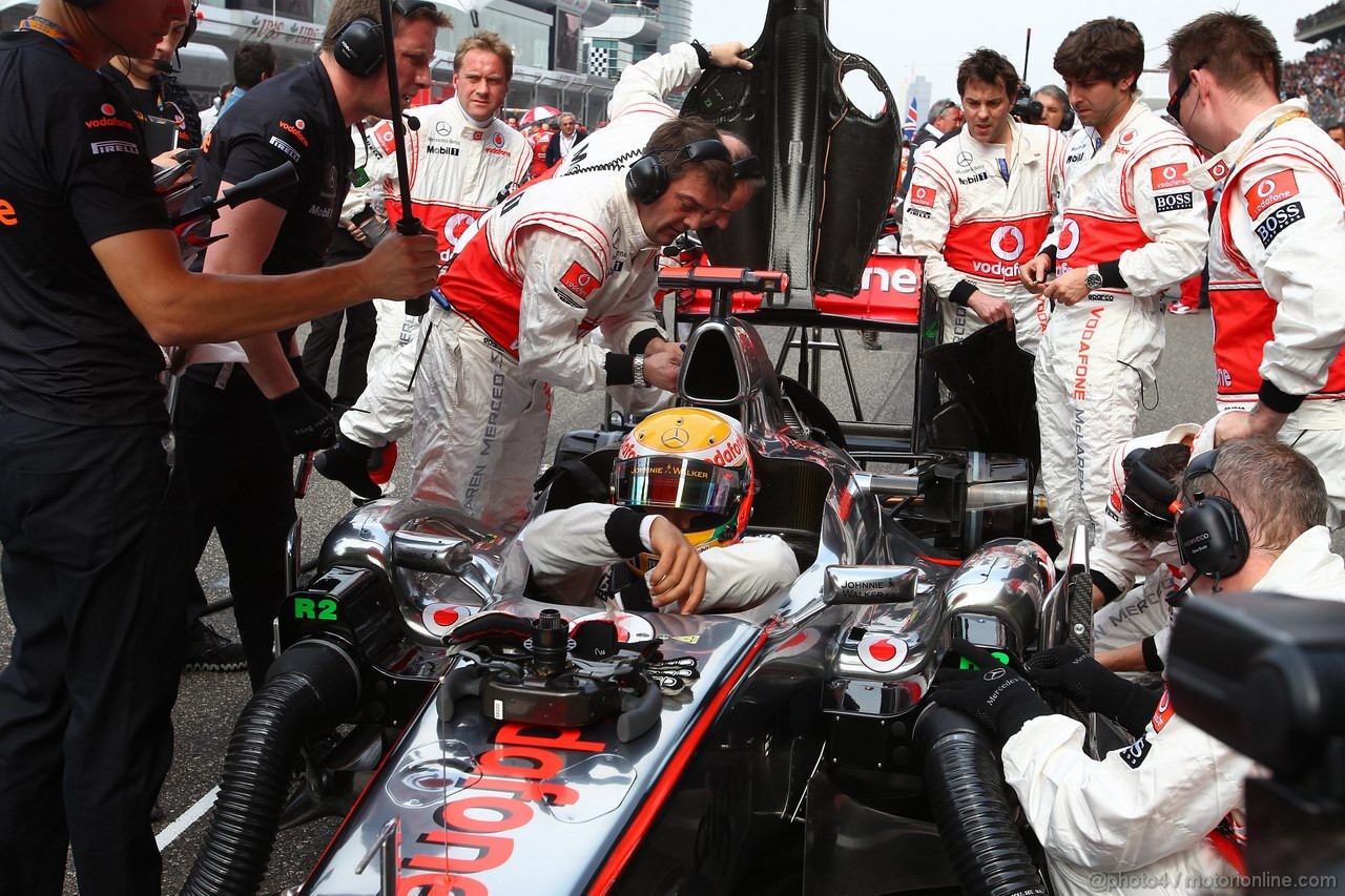 GP CINA, 17.04.2011- Gara, Lewis Hamilton (GBR), McLaren  Mercedes, MP4-26 