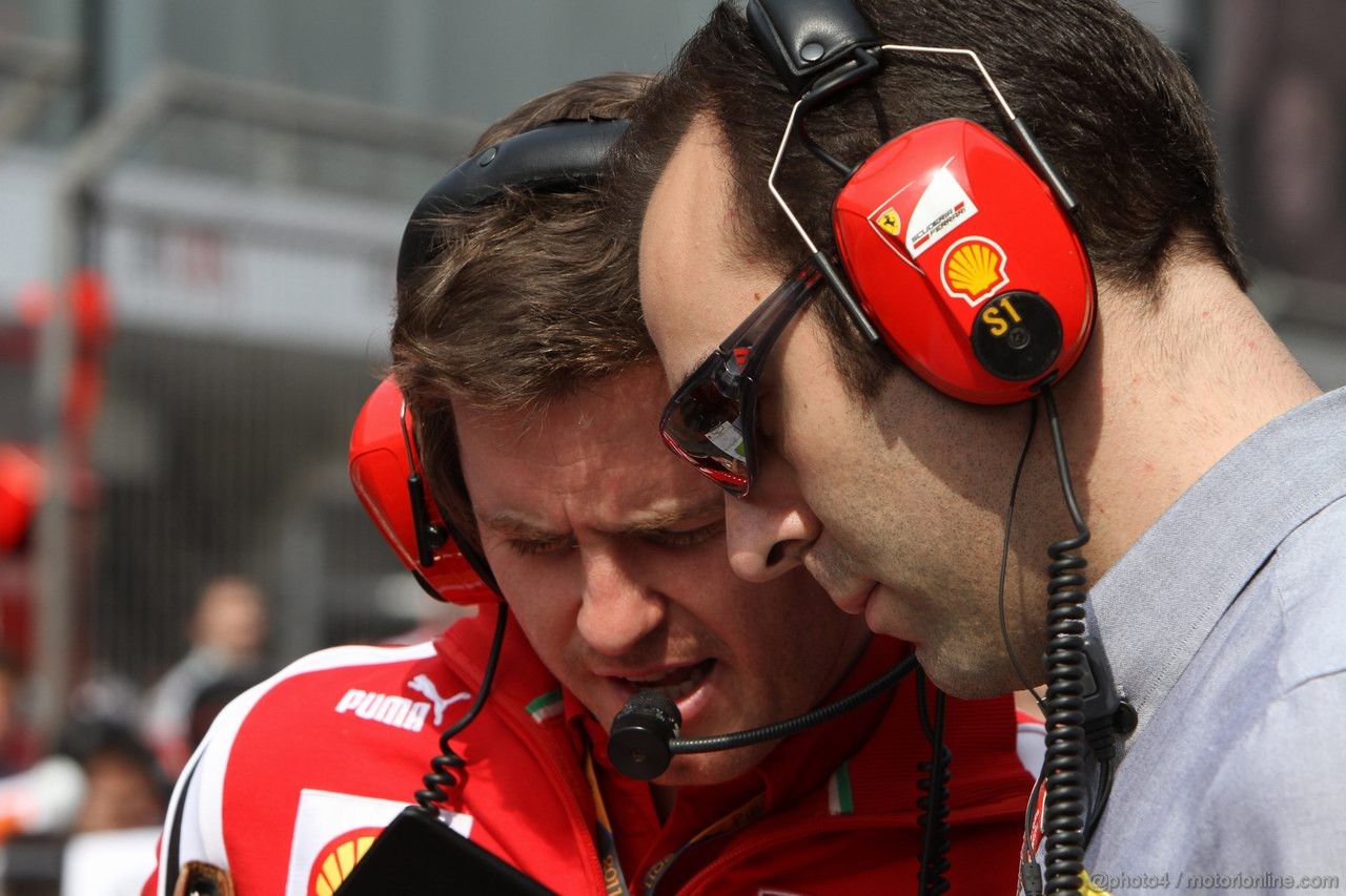 GP CINA, 17.04.2011- Gara, Rob Smedley, (GBR), Ferrari, Track Engineer of Felipe Massa (BRA)