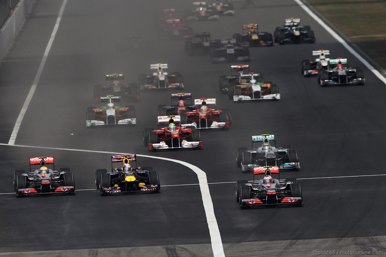 GP CINA, 17.04.2011- Gara, partenza 
