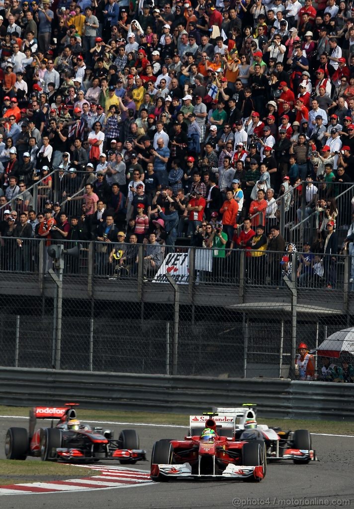 GP CINA, 17.04.2011- Gara, Fernando Alonso (ESP), Ferrari, F-150 Italia
