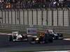 GP CINA, 17.04.2011- Gara, Sergio Pérez (MEX), Sauber F1 Team C30 e Mark Webber (AUS), Red Bull Racing, RB7 
