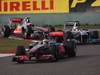 GP CINA, 17.04.2011- Gara, Lewis Hamilton (GBR), McLaren Mercedes, MP4-26 davanti a Nico Rosberg (GER), Mercedes GP Petronas F1 Team, MGP W02