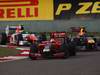 GP CINA, 17.04.2011- Gara, Timo Glock (GER), Marussia Virgin Racing VR-02 e Mark Webber (AUS), Red Bull Racing, RB7