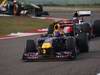 GP CINA, 17.04.2011- Gara, Mark Webber (AUS), Red Bull Racing, RB7 davanti a Vitantonio Liuzzi (ITA), Hispania Racing F1 Team, HRT  