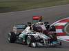 GP CINA, 17.04.2011- Gara, Nico Rosberg (GER), Mercedes GP Petronas F1 Team, MGP W02 e Lewis Hamilton (GBR), McLaren Mercedes, MP4-26