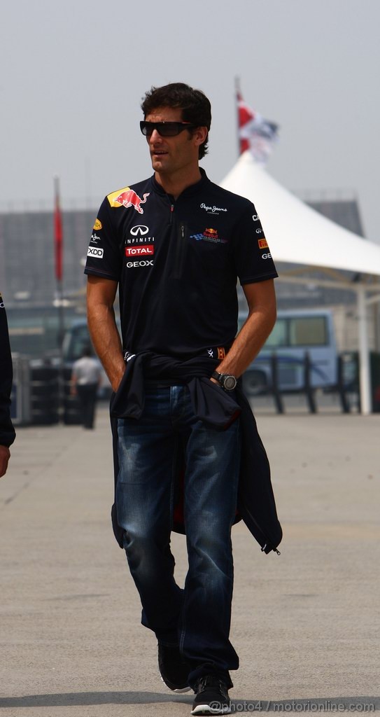 GP CINA, 14.04.2011- Mark Webber (AUS), Red Bull Racing, RB7 