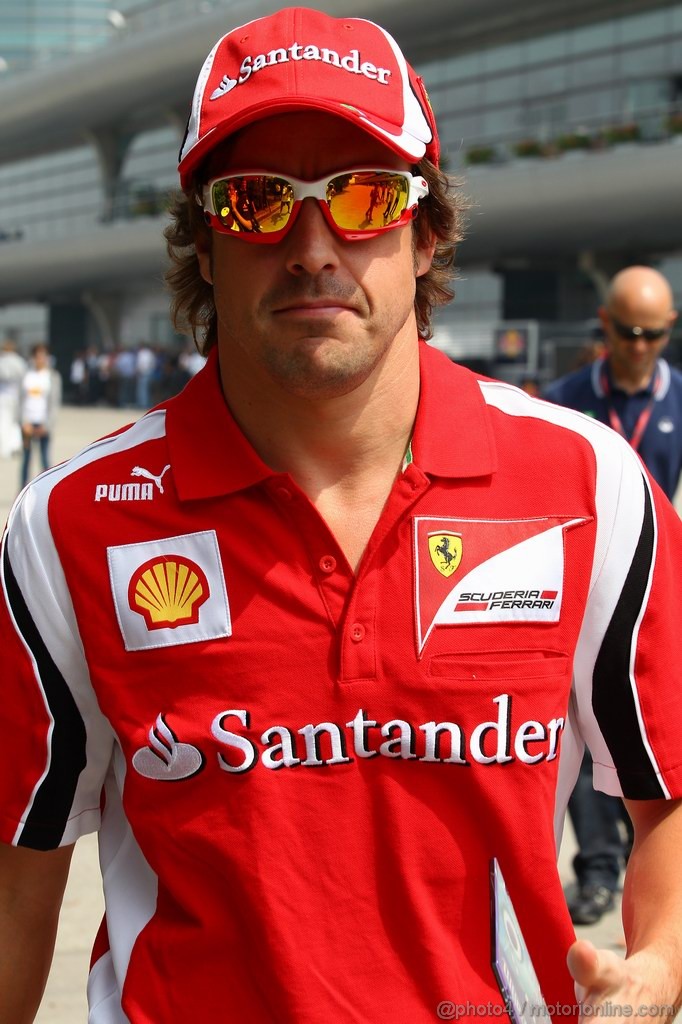 GP CINA, 14.04.2011- Fernando Alonso (ESP), Ferrari, F-150 Italia 