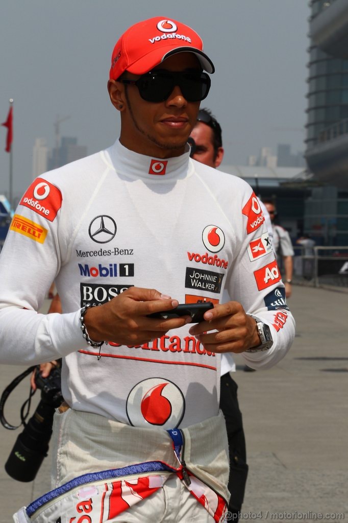 GP CINA, 14.04.2011- Lewis Hamilton (GBR), McLaren  Mercedes, MP4-26 