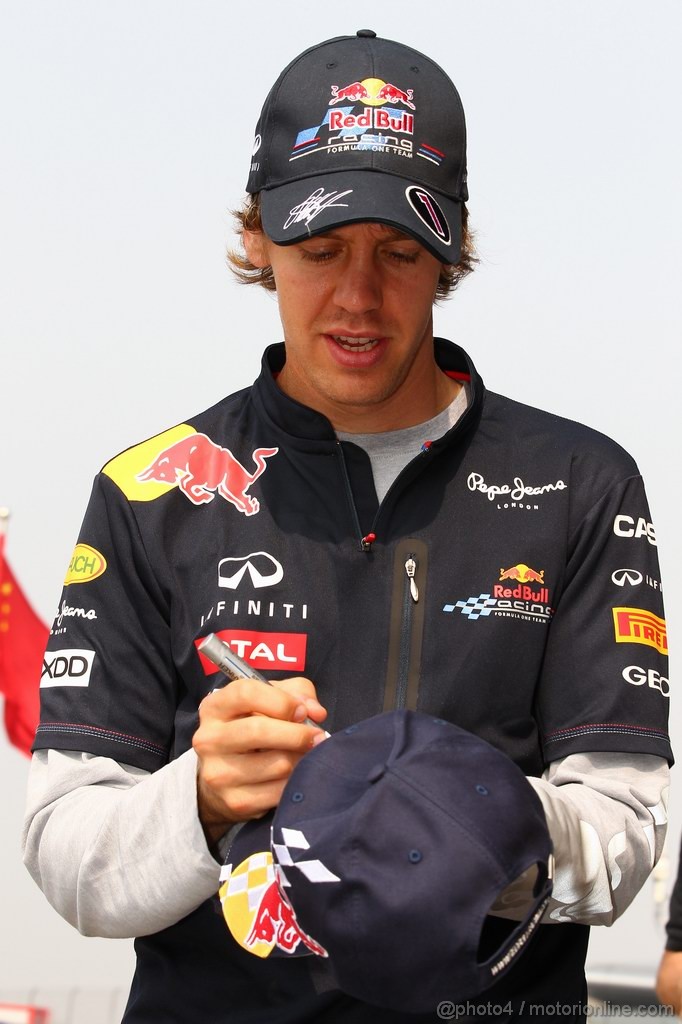 GP CINA, 14.04.2011- Sebastian Vettel (GER), Red Bull Racing, RB7 