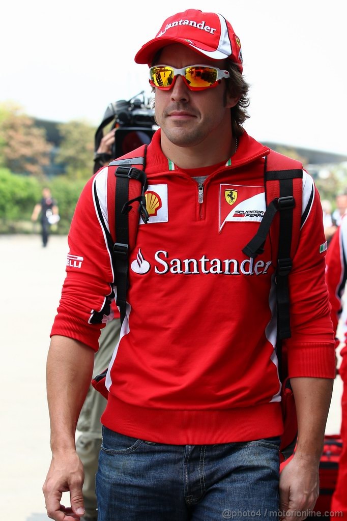 GP CINA, 14.04.2011- Fernando Alonso (ESP), Ferrari, F-150 Italia 
