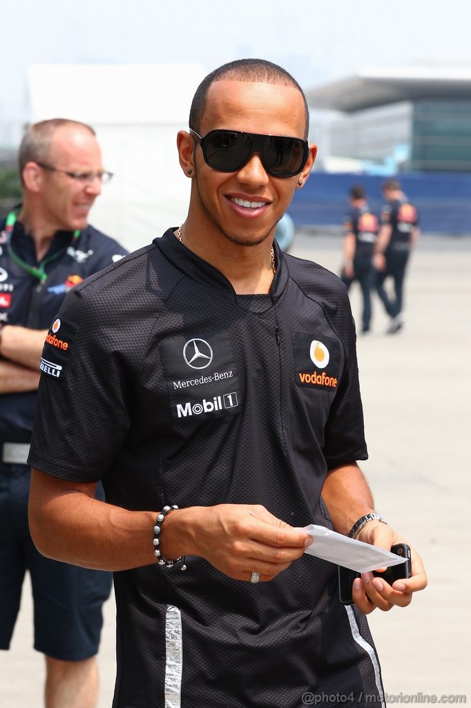 GP CINA, 14.04.2011- Lewis Hamilton (GBR), McLaren Mercedes, MP4-26