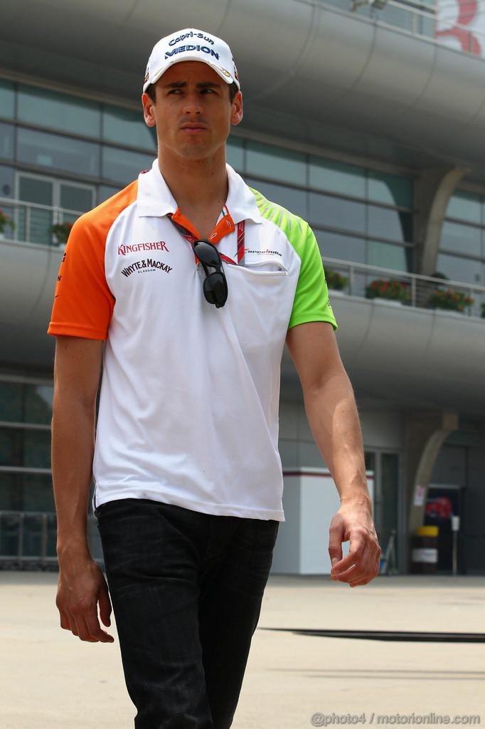 GP CINA, 14.04.2011- Adrian Sutil (GER), Force India F1 Team, VJM04 