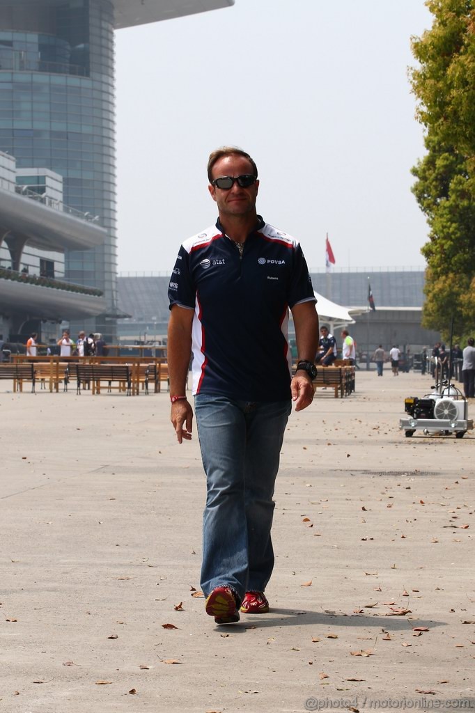 GP CINA, 14.04.2011- Rubens Barrichello (BRA), Williams FW33 