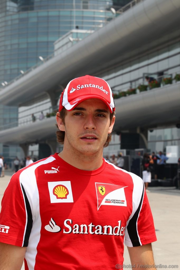 GP CINA, 14.04.2011- Jules Bianchi (FRA), Test Driver, Ferrari   