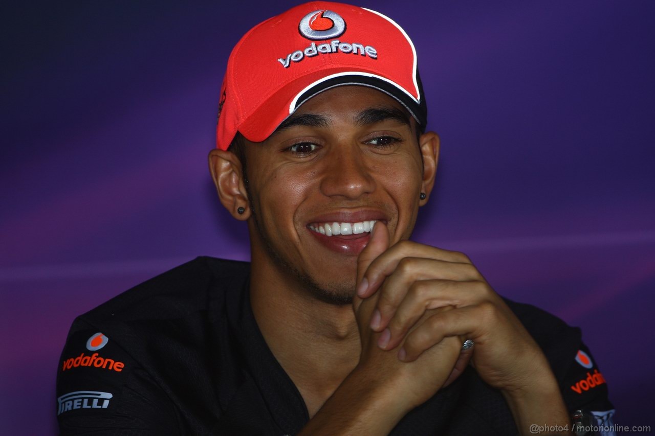 GP CINA, 14.04.2011- Conferenza Stampa, Lewis Hamilton (GBR), McLaren Mercedes, MP4-26